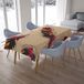 Bonamaison Tafelkleed, Anti-Mold, Sneldrogend, Waterdicht, 100% Polyester Tafellaken, 140cm x 200cm - Ontworpen en Vervaardigd in Turkije