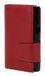 CLICKSAFE Uniseks muntenbeurs reisaccessoire portemonnee, rood