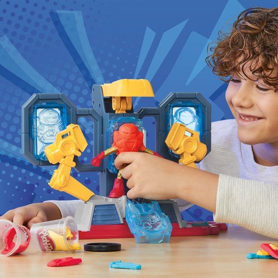 Play-Doh Marvel Heldenavonturen speelset - Klei incl. speelset - 12 stuks