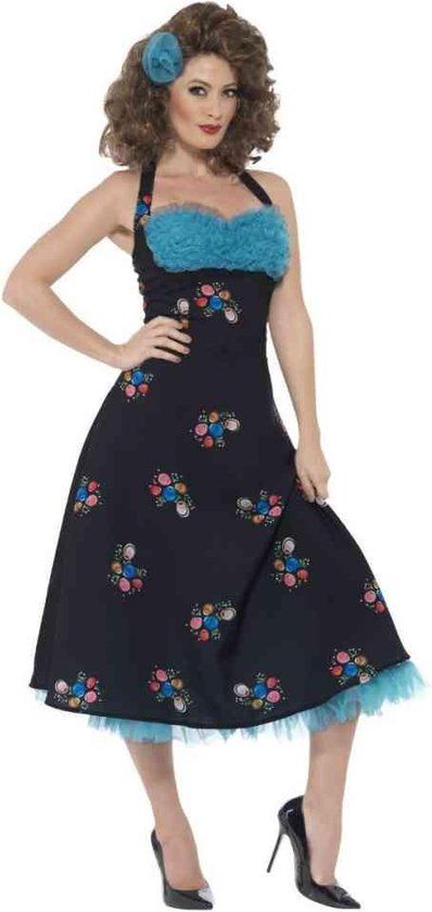 Smiffy's Rock & Roll Cha Cha Digregorio Jurk Vrouw - Large
