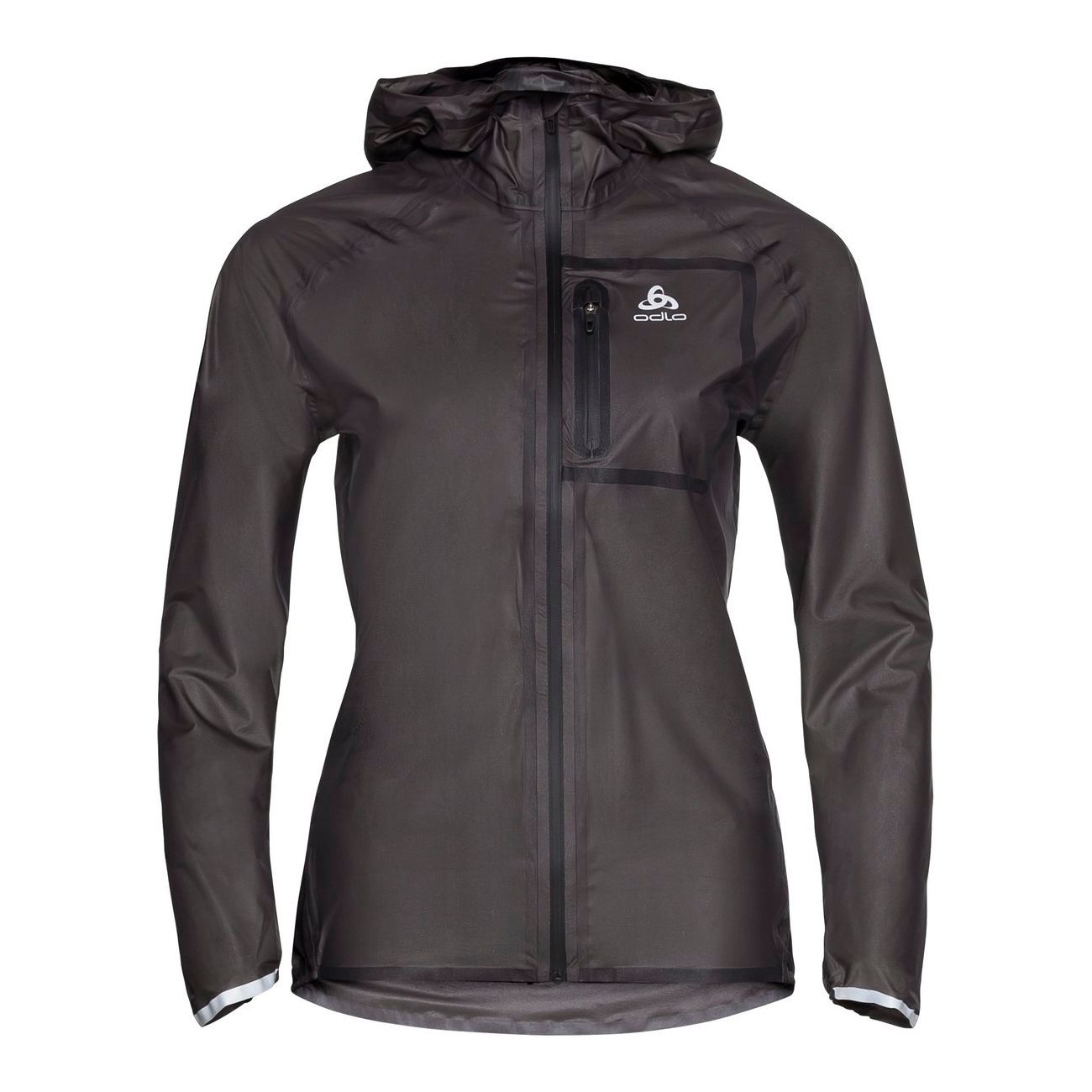 ODLO Zeroweight Dual Dry Waterproof Jacket - Zwart - Dames