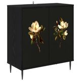 vidaXL Buffet BREMEN Chêne noir 69 x 33 x 76 cm Bois d'ingénierie