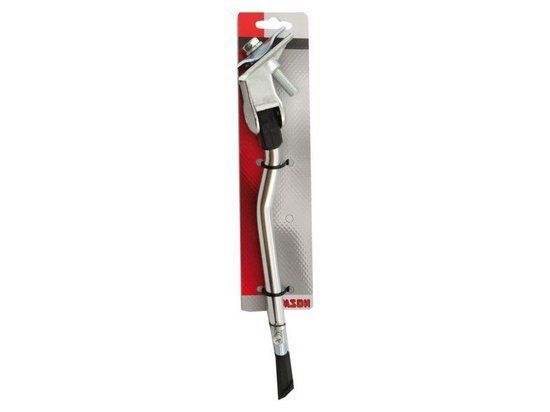 Simson-NL Simson Verstelbare fietsstandaard - aluminium - zilver - brede plaat - 30 mm