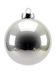 Set DUE ESSE Set van 6 kerstballen zilver, diameter 10 cm