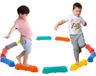 Planche d'équilibre poutre d'équilibre jouet éducatif - 12 pièces - multicolore - antidérapant - empilable