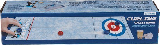 Tafelmodel Curling Drinkspel - Merkloos