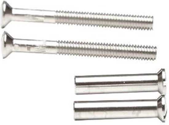 Ami Dulimex Ami 900098 Patentbout M4 x 38 mm - Zilver (2 stuks)