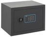 ARREGUI Blue 650120 Safe van staal met elektronisch slot, 25 x 35 x 25 cm, 18 l, veilig voor thuis en thuis, toetsenbord met programmeerbare codes, met noodsleutel, grafiet
