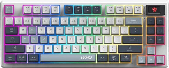 MSI FORGE GK600 TKL SKY US Gaming Keyboard