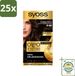 SYOSS Oleo Intense 4-86 Brun Velours Coloration Permanente Cheveux (25 pièces)
