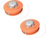 FTC97 2 X M10X1,25 Bobine de fil renforcée Tête de fil pour nombreuses débroussailleuses EASY LOAD