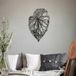 Décoration murale décorative en métal noir élégant, 45 x 70 cm, 100% acier, 1,5 mm d'épaisseur, léger 0,8 kg, parfait pour la décoration intérieure moderne