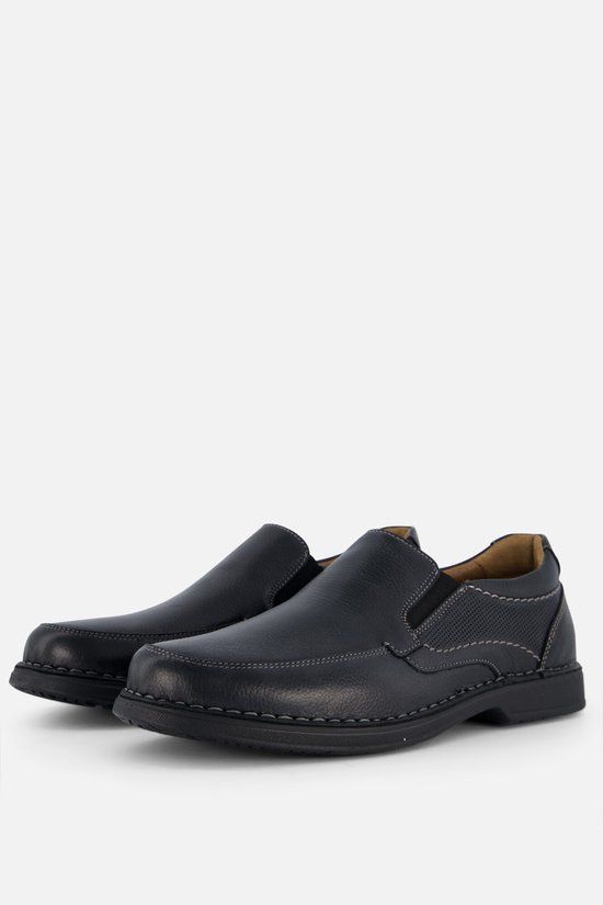 Outfielder Instappers zwart Leer - Maat 43