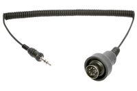 Sena SC-A0120 audio kabel 3.5mm DIN (5-pin) Zwart