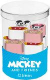 Disney Karactermania Disney Mickey en Minnie Kubus met 12 Gommen