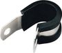 HellermannTyton ALU12C Klem 211-15120 Bundel-Ø (bereik) 15.90 mm (max) Met neopreen-beschermprofiel Zilv