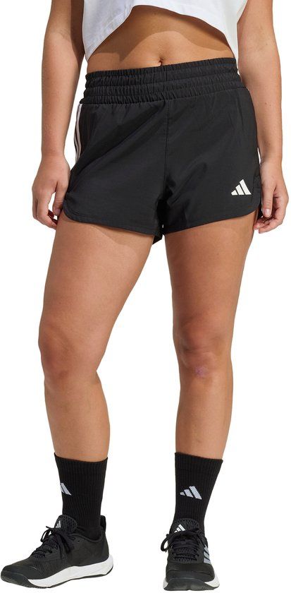 Adidas Performance Pacer Woven High Rise Workoutshort - Dames - Zwart