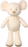 Nattou TEDDY Knuffel - Muis - 34 cm - Ecru