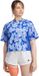 Adidas Performance Train Essentials Allover Print Flower Tie-Dye T-Shirt - Dames - Blauw