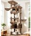 Arbre à chat - 204 cm - Sisal - Imprimé léopard - XXL