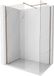 Mexen Kioto-X paroi de douche Walk-in 160 x 90 cm, transparent 10 mm, or rose