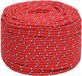 vidaXL Multifunctioneel touw 6 mm 25 m Rood PP