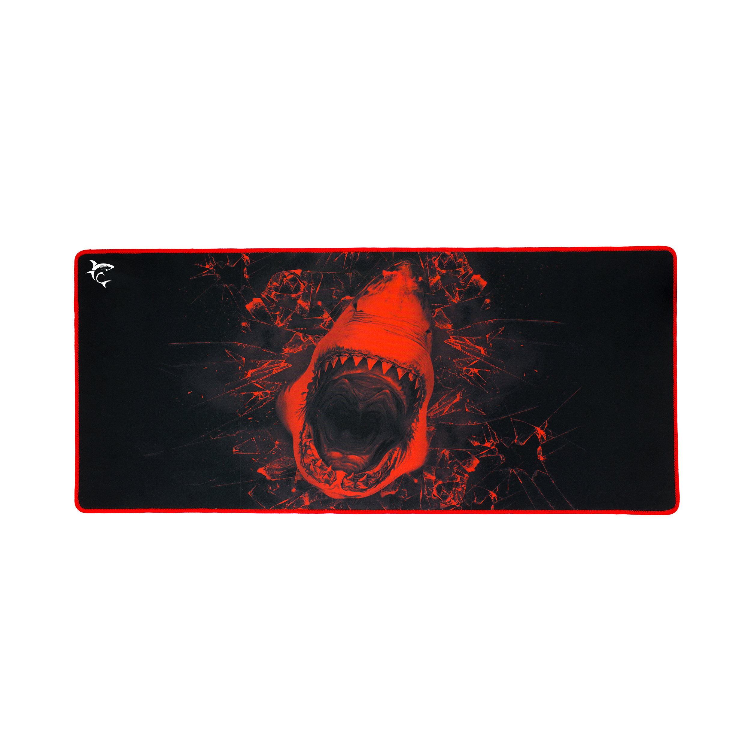 White Shark GMP-1899 SKYWALKER XL Muismat Zwart, Rood 80 x 35 cm