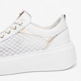 NeroGiardini Skipper T.Palladium Net Bian T.Brill Platino 6074 Sneaker - Fashion Wear - Vrouwen