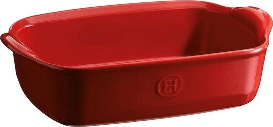 Emile Henry Ovenschaal Grand Cru - 22 x 14 cm - Rood