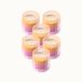 Spaas Pop geurloze kaars – Bloemig Paars – +70% plantaardige was – circa 27u - 6 stuks
