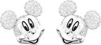 Swarovski Disney Mickey Mouse 5668781 - Dames - Oorknoppen - Zilver