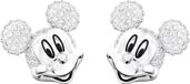 Swarovski Disney Mickey Mouse 5668781 - Dames - Oorknoppen - Zilver