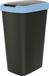 Prosperplast Poubelle 45L Noir avec cadre Bleu