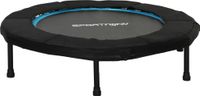 Fitness trampoline - Rebounder - Diamètre 102 cm - Pliable - Cadre en acier - Pieds antidérapants - Convient pour un poids jusqu'à 100 kg - Entraînement cardio et abdominal - Bleu