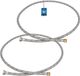 KOTARBAU® 2 Pièces - Tuyau de raccordement flexible 3/8"x3/8" - Tuyau de raccordement sanitaire 150 cm