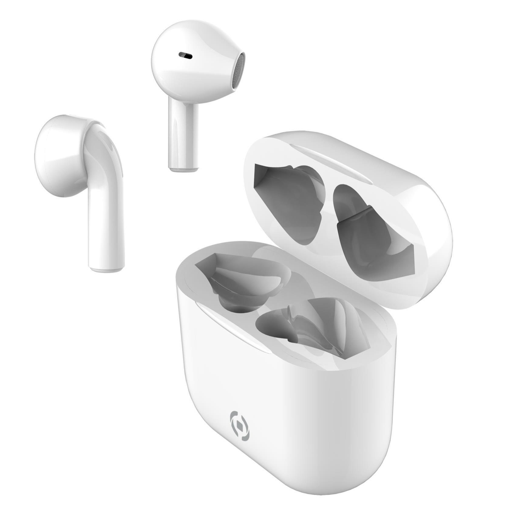 Celly Mini1 - Draadloze In-ear Headset - Bluetooth - USB Type-C - Wit