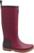 Rouchette Dameslaarzen Origin Aubergine Rubber Katoen Maat 40
