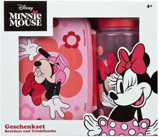 Scooli Undercover Minnie Mouse Lunchset - Lunchbox - Drinkfles - Roze