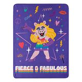 Northwest Muppets Micro Raschel Throw Blanket, 46" x 60", Fierce and Fab