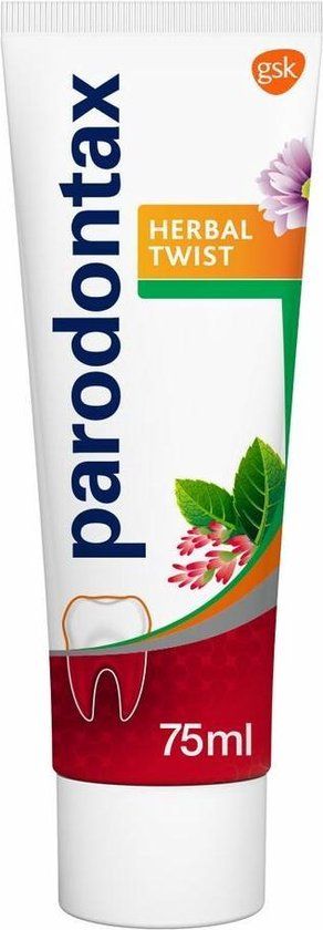 Parodontax Herbal Twist Tandpasta - 75 ml - Tegen bloedend tandvlees