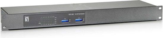 LevelOne Switch 16x FE FEP-1601W120 19 120W 16xPoE