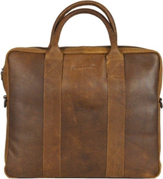 DSTRCT Limited Laptoptas - 14 inch - Cognac