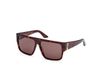 GCDS GD0063 Dark Havana 57/13/140 Lunettes de soleil unisexes