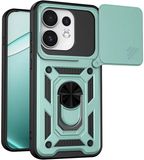 Techsuit Hoesje geschikt voor Oppo Reno16/Reno16 Pro - Camshield Back Cover - Groen