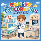 Career Exploration Coloring Book for Kids