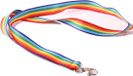 Merkloos / Sans marque Promex Gmbh Keycord in Regenboog vlag kleuren - 25x - sleutelhanger - polyester - lanyard