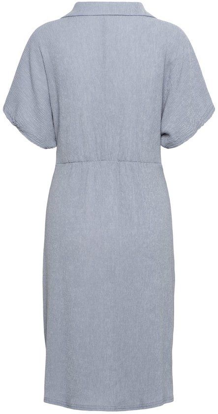 &Co Woman LEOLA Jurk Korte Mouw Klassieke Kraag XXL Blauw Polyester