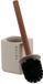 Tendance London toiletborstel - beige - H38 x D10 cm - kunststof