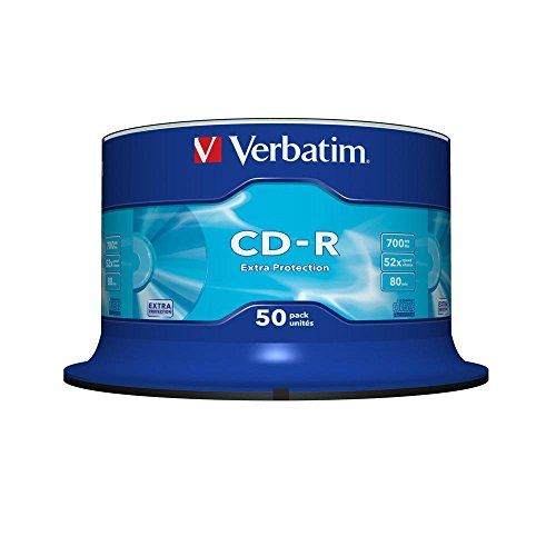 Verbatim 43351 700MB 52x CD-R - 50 Pack Spindel