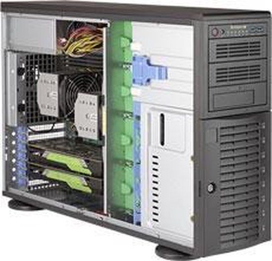 Supermicro SuperWorkstation 7049A-T Intel® C621 LGA 3647 Rack (4U) Zwart